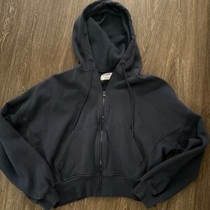 Navy full zip jacket